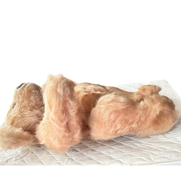 Vintage Teddy Bear Musical Lullaby Wind Up Mohair Jointed 14” Maker Unknown - Picture 6 of 7